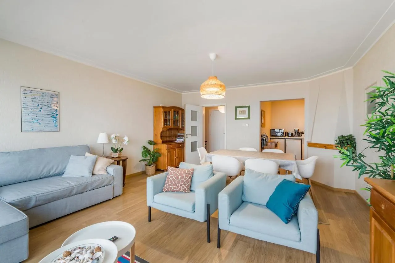 Zonnig Familie App Op Zeedijk Met Zeezicht Voor 6P Apartment Ostend